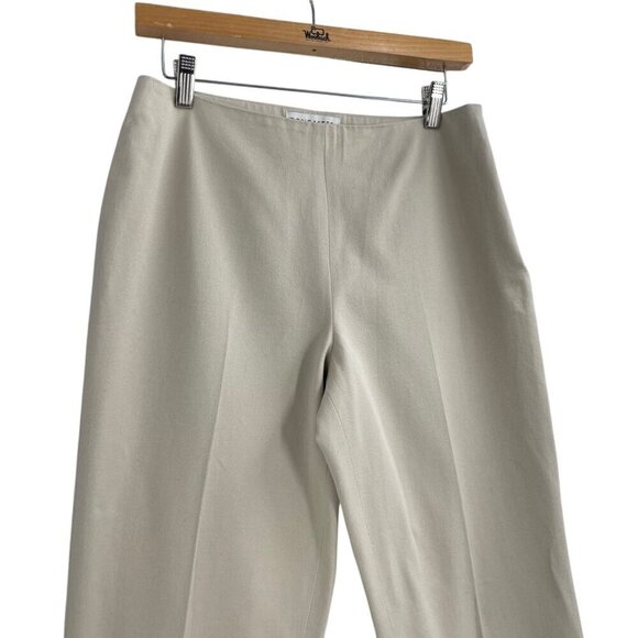 Doncaster Tan Side Zip Stretch Dress Pants Slacks Womens SIze 6 Neutral Career - Picture 2 of 10